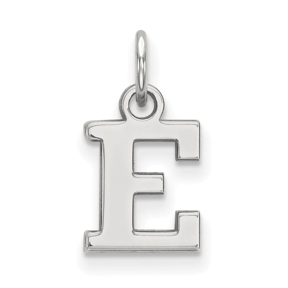 White Sterling Silver Charm Pendant Michigan NCAA Eastern University 15 mm 8