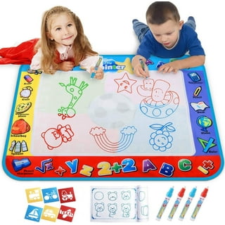 Tecboss Water Doodle Mat, Kids Large Water Drawing Board Toys, Aqua Magic  Mess-Free Painting Doodle Educational Toy for Kids 