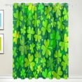 thumbnail image 2 of Coolnut St Patrick's Day Thermal Insulated Blackout Grommet Printed Window Curtain - 84x55 in - 100% Polyester 2 Panels, Stitchingstyles, 2 of 6
