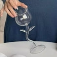 thumbnail image 4 of Elainilye Rose Red Wine Glass, Premium Stemmed Cup, Elegant Tall Barware, 4 of 6
