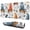 Multicolor Christmas Gnome, variant on Long Mouse Pads for Desk,Multicolor Christmas Icon Pattern Desk Mats on Top Of Desks, Desk Mouse Pad Extra Large with 3mm Non-Slip Base and Stitched Edge for Gaming,Office,Work,Home 31.5x11.8in