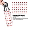 thumbnail image 2 of ALAZA Love Heart Water Bottle Insulated Flask Stainless Steel Straw Lid 20 oz, 2 of 6