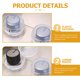 thumbnail image 3 of AURARMLET 10Ud Protector Para Perillas De Instalación Transparente, 3 of 8