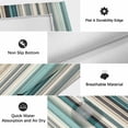 thumbnail image 5 of Teal Blue Striped Outdoor Rug 4x6 Ft, Non Slip Washable Area Rug, Farmhouse Stripes Modern Abstract Art Patio Rugs Carpet Runner, Large Floor Mat for Indoor/Outdoor Deck Porch Camping, 5 of 8