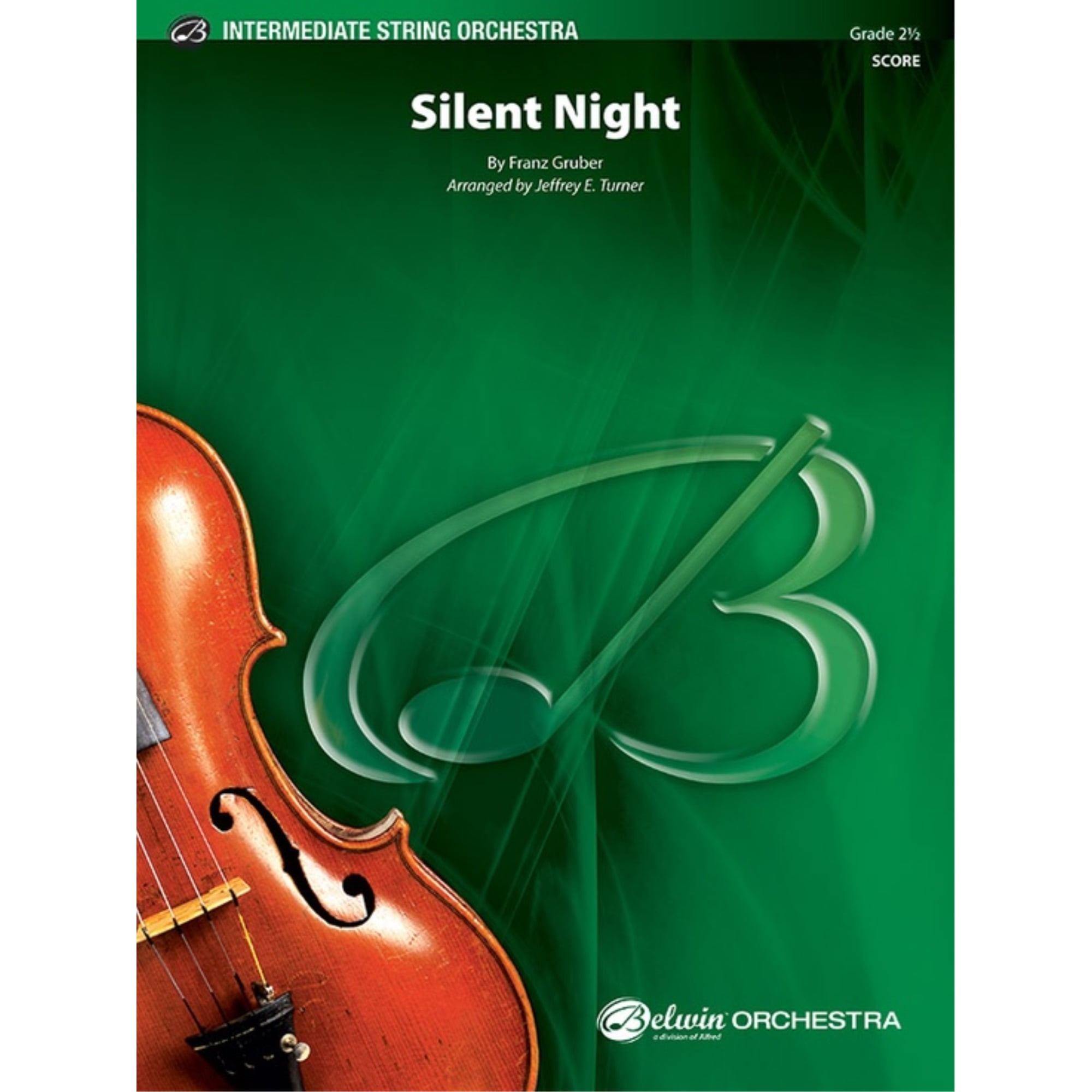 Silent Night By Franz Gruber Arr Jeffrey E Turner Walmart Com