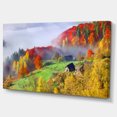 thumbnail image 1 of Designart - Colorful Autumn Landscape in Mountains - Large Landscape Canvas Art Print, 1 of 3