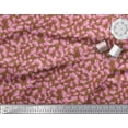 thumbnail image 2 of Soimoi Moss Georgette Fabric Orchid Floral Fabric Prints by Yard 42 Inch Wide, 2 of 3