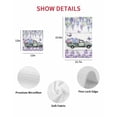 thumbnail image 7 of Purple Flowers Kitchen Dish Towels for Drying Dishes Set of 3, Weeping Spring Floral Truck Butterfly Wooden Waffle Weave Microfiber Hand Tea Bathroom Towels Quick Dry & Absorbent Towel 12x12, 7 of 7