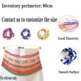 thumbnail image 2 of Trianu 4Pcs Waist Beads for Women African Waist Beads Chain Colorful Belly Beads Body Chain for the Waist Elastic Stomach Beads Summer Beach Bikini Jewelry Waist Beads, 2 of 6