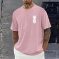 thumbnail image 1 of Ceisia T-Shirt à Manches Courtes Col Rond Imprimé pour Hommes Doux Respirant Extensible Décontracté Sport Gym Rose TG Cadeaux, 1 of 7