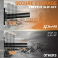 thumbnail image 4 of Wall Mounted Weight Plate Holder & Barbell Rack Fit Olympic Weight Plates Protective Rubber Pad, 4 of 7