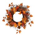 thumbnail image 1 of Guirnalda de otoño Gloria Corona de otoño colgante para puerta delantera, 1 of 6
