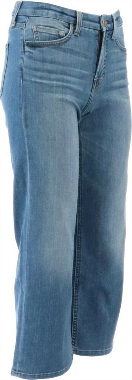 Jen7 7 All Mankind Crop Wide Leg Jeans 
