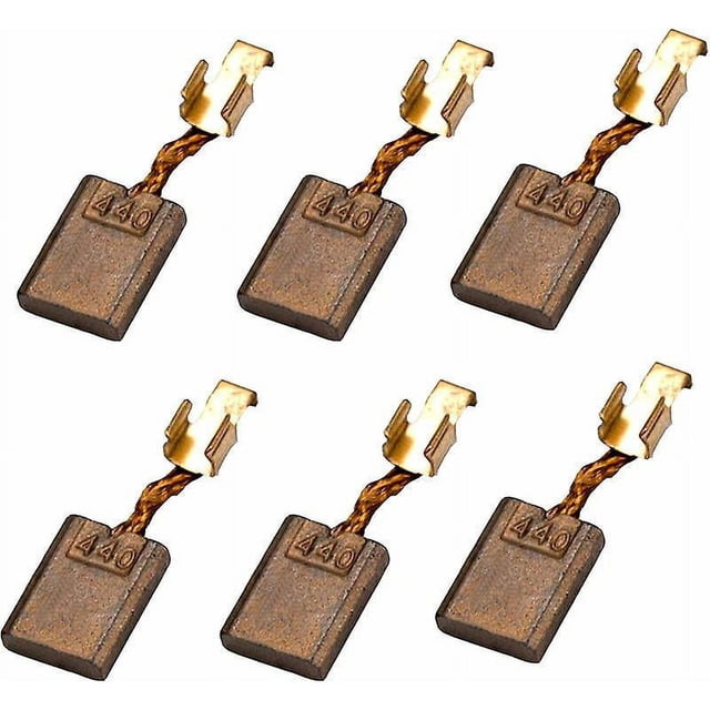 6 Pices Balais Charbon Cuivre 440 Brosse Charbon Moteur Cb440 Balai De Charbon 440 Balais Charbon 440 Pour Perceuse-visseuse Outil Lectrique