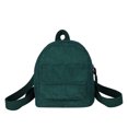 thumbnail image 1 of weibbin Personalized Backpack Corduroy Hand Embroidered Rope Embroidered Crochet Bag Backpack for Daily Use Cotton, 1 of 8