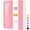 Pink, variant on NIRMIRO B5 Spiral Notebook, 7.5"x10" College Ruled Journal with Ruler & Waterproof PVC Cover, 300 Pages 100GSM Thick Paper for Writing, School, Office & Note Taking