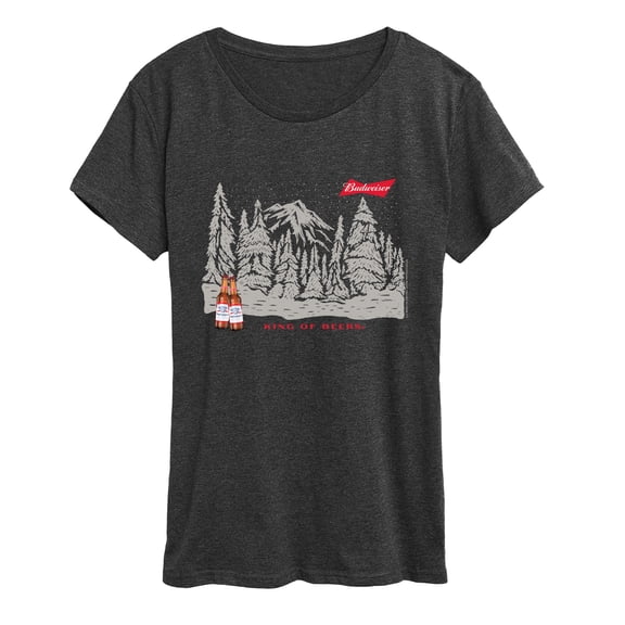 Budweiser - Winter Beer - Women's Short Sleeve Graphic T-Shirt