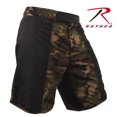 thumbnail image 2 of Rothco MMA Fighting Shorts - Black / Woodland, 40, 2 of 4