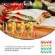 thumbnail image 3 of 4 soportes para tacos, coloridos, para panqueques y rollitos de pollo., 3 of 8