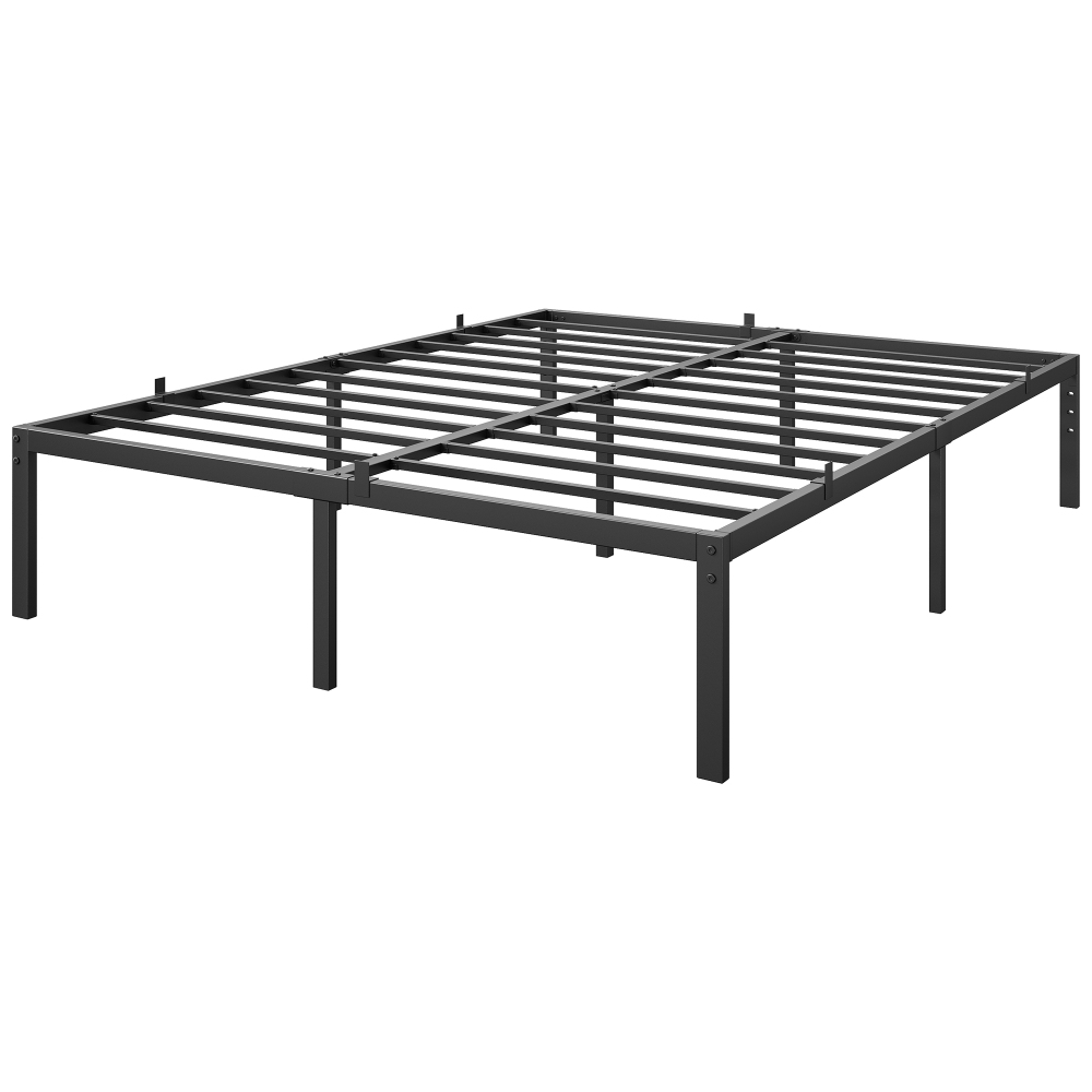 Eastvita Metal Platform Bed Frame, 14 Inch Bed Frame with Heavy Duty Slats Support, Strong Bearing Capacity, Under Bed Storage, No Box Spring Needed