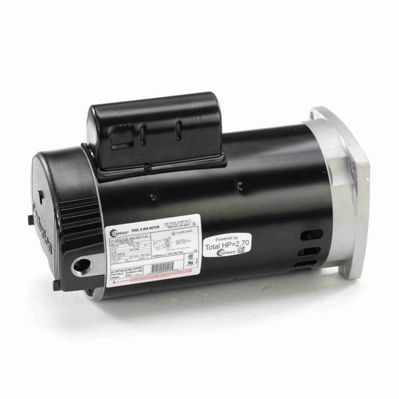 The Pool Supply Shop 2 HP Square Flange Threaded Shaft Horizontal Pool Pump Motor