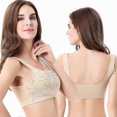 thumbnail image 1 of Women Lace Genie Bra Wireless Sports Underwear Breathable Sexy Shockproof Bralettes Fitness Yoga, 1 of 5