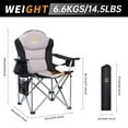 Nice C Heated Camping Chair, Oversized High Back, Comfortable, Extra