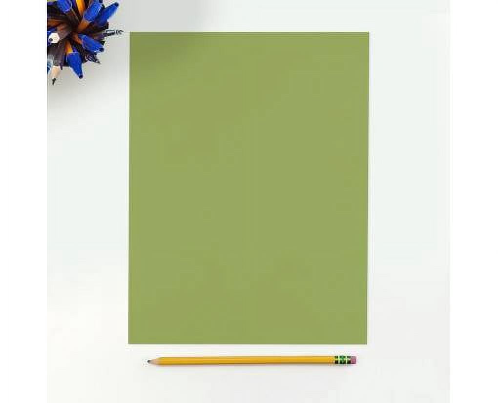 LUXPaper 8.5 x 11 Cardstock, 80lb. Avocado Green, 250/Pack