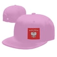 thumbnail image 4 of Flat Brim Hats for Men Polska Eagle Logo Hip-Hop Snapback Hat Skeleton Hats, 4 of 7