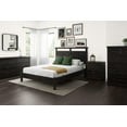 thumbnail image 4 of South Shore Versa 2-Drawer Nightstand - End Table with Storage for Adult, in Rubbed Black, 4 of 9