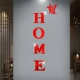 thumbnail image 6 of Living Room Wall Decor Home Mirror Wall Letter Signs Stickers DIY Acrylic Mirror Decals 3D Decorations for Home Bedroom Living Room Removable(Silver), 6 of 7
