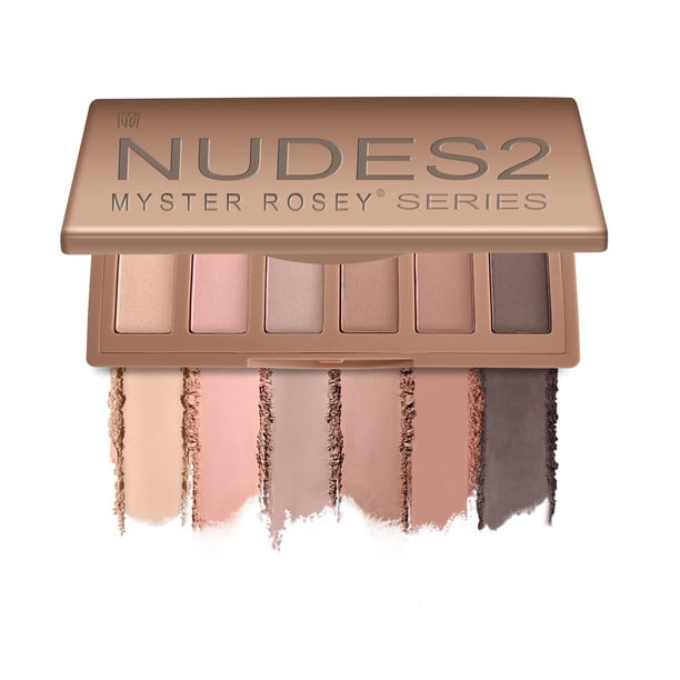 Paleta de sombras de ojos MYSTER ROSEY Nudes 2 Series Mini Vegan