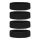 thumbnail image 1 of Bandas de sudor Uxcell, banda de sudor de tela de rizo para mujeres y hombres, deportes, baloncesto, tenis, atlético, negro, 4 piezas, 1 of 6