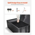 thumbnail image 5 of KFFKFF Secure Outdoor Parcel Delivery Box, 35.8 in Mailbox with Lock, Durable Steel Drop Box Featuring Anti-Theft and Weather-Resistant Design, Ideal for Home or Office Use, Black, 5 of 9