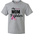 thumbnail image 3 of Inktastic Breast Cancer Awareness My Mom is a Fighter Youth T-Shirt, 3 of 5