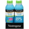 Neutrogena Kids Water-Resistant Sunscreen Spray SPF 70, Oil-Free, 5 oz, Twin Pack