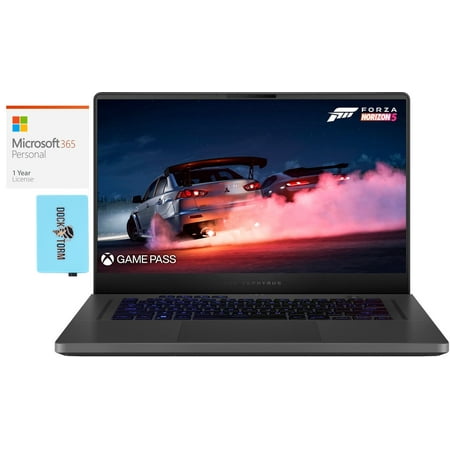 ASUS ROG Zephyrus Gaming/Entertainment Laptop (AMD Ryzen 9 6900HS 8-Core, 15.6in 165Hz 2K Quad HD (2560x1440), Win 11 Pro) with Microsoft 365 Personal , Dockztorm Hub