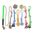 thumbnail image 2 of lionlar 8Pcs Pole Toy Dog Teaser Pet Teasing Pole for Small Medium Large Dogs Multicolor M, 2 of 9