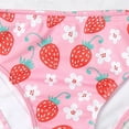 thumbnail image 6 of Fesfesfes Girls' Sleeveless Strawberry Print Summer Two-Piece Swimsuit Set Breathable and Comfortable Bathing Suit for Children 8-12 Years(Pink,8-9 Years), 6 of 7