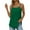 Camouflage, variante sur Gilet à Encolure Carrée Plissée - Camisole Fluide Décontractée Été 2025, Blouse Sans Manches Élégante à Ourlet Arrondi / Baberdicy / Camisoles d'Été pour Femmes 2025 Coupe Ample à Encolure Carrée Plissée (Vert / TG)