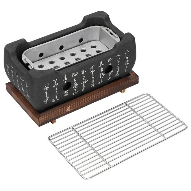 Gril au Charbon, Gril Barbecue, Gril BBQ Portable, Four Barbecue à la Mode, Portable pour la Maison et l'Extérieur