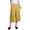 Z113 Yellow, variant on Mifsaly Flowy Capri Pants for Women High Waisted Wide Leg Culottes with Pockets Lightweight Breathable Summer Casual Work office Wear Outfits Black,XXXXL