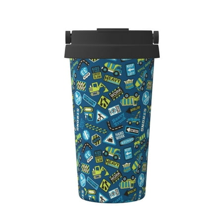 

Junzan Machinery Road Construction for Stainless Steel Vacuum Insulated Tumbler - Reusable Insulated Cold Brew Iced Coffee Cup Thermos -Gifts for Women Men Him Her