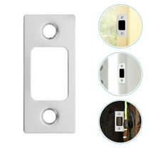 GOOHOCHY 6pcs Deadbolt Strike Plate Stainless Steel Door Strike Plate Deadbolt Plate Door Striker Plate Door Reinforcement Deadbolt Catch Plate Door Filler Plate