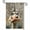 D, variant on XaaKee Garden Flags, Pessimistic Stare Rustic Yard Flag, Double-Sided High-Quality White Linen Garden Flags For Outside Clearance, 12x18Inch