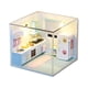 thumbnail image 1 of Mini Casa Muñecas DIY en 3D Con Cubierta Antipolvo Que Ensambla para (S2007), 1 of 9