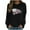 XC-Black# Womens Crewneck Tshirt, variant on Jinhomg Breast Cancer Tops for Women long Sleeve Pink Ribbon Graphic Tee Shirts Casual Comfy Round Neck Holiday Sweatshirts Clearance Items for Women Black XXL