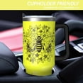 thumbnail image 6 of Bee Gifts Cup for Women Men, Let It Bee 40oz Tumbler with Handle and Straw, Stainless Steel Double Walled Insulated Mug Water Bottle, Bee Lover Birthday Gift Idea, 6 of 6