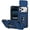 Blue, variant on Starshop iPhone 18 Pro Case, Heavy Duty Shockproof Armor Phone Case with Slide Camera Cover and Ring Kickstand - Blue