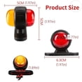 thumbnail image 4 of 12-24V Mini Universal Warning Light Side Marker Lights for Truck Double Side Lighting Indicator Lamp Clearance Lights 2025, 4 of 6